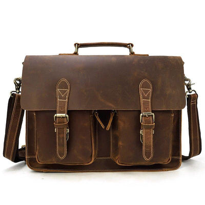 BOLSO DE CUERO UNISEX Traff VGN6732