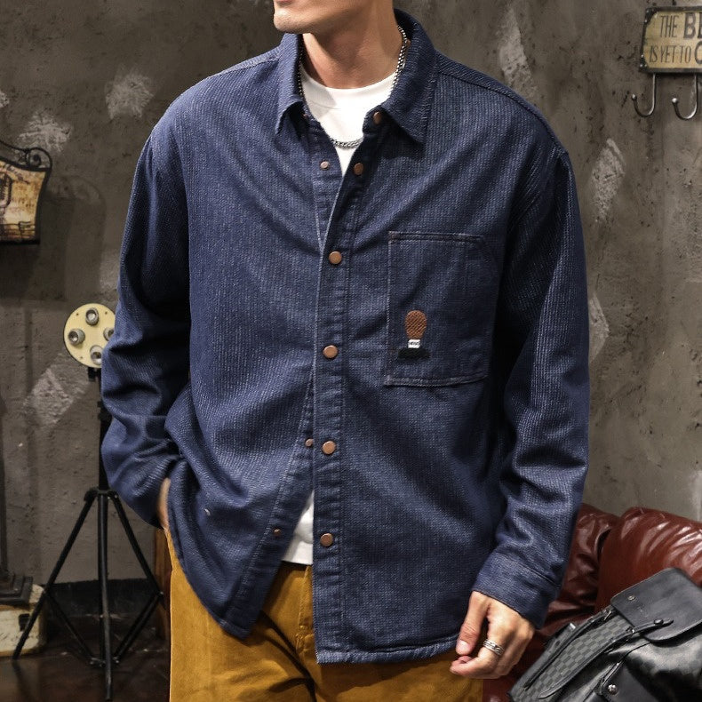 CAMISA DE DENIM JACQUARD Traff