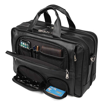 BOLSO DE CUERO UNISEX Traff VGN6750