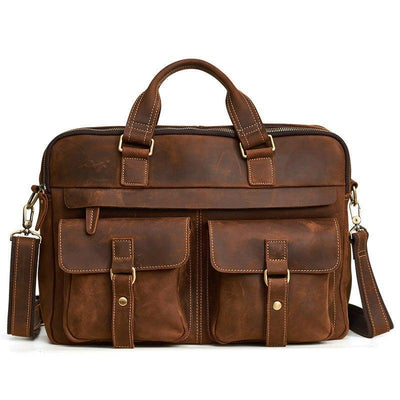 BOLSO DE CUERO UNISEX Traff VGN6733