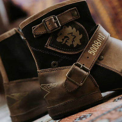 Traff Botas de Metal Vintage