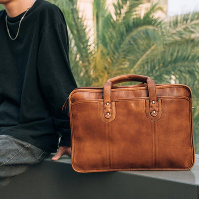 BOLSO DE CUERO UNISEX Traff VGN6740