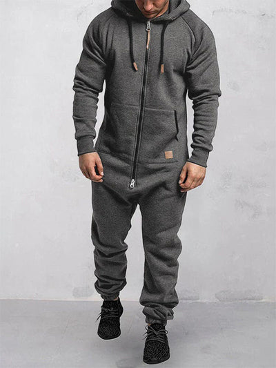Traff Mono con Capucha de Forro Polar con Cremallera