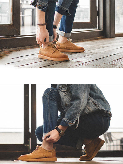Botas de Cuero Tan Heritage Traff