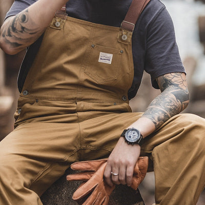 Traff Pantalón de Pato Marrón Tulum