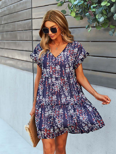 VESTIDO FLORAL Traff
