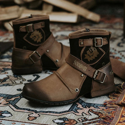Traff Botas de Metal Vintage