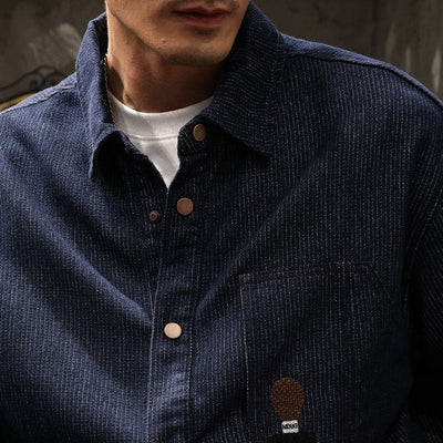 CAMISA DE DENIM JACQUARD Traff