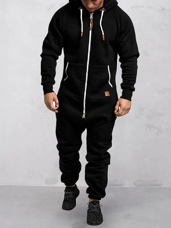 Traff Mono con Capucha de Forro Polar con Cremallera