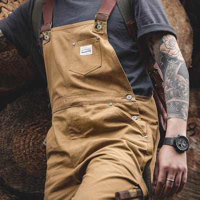 Traff Pantalón de Pato Marrón Tulum