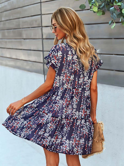 VESTIDO FLORAL Traff