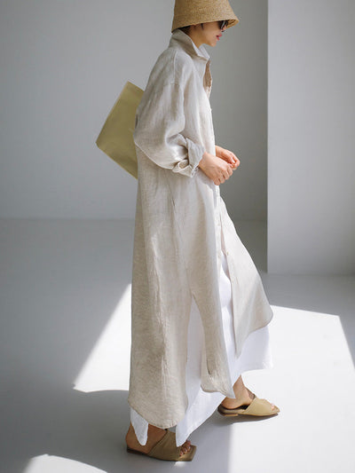 VESTIDO Traff DE LINO SECADO
