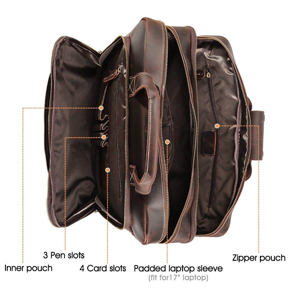 Traff UNISEX BOLSO DE CUERO VGN6738