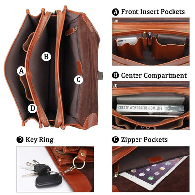 Traff UNISEX BOLSO DE CUERO VGN6742