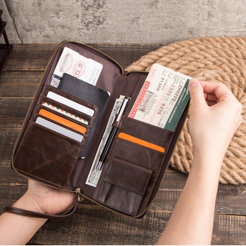 BILLETERA UNISEX DE CUERO Traff VGN6724