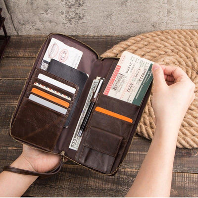 BILLETERA UNISEX DE CUERO Traff VGN6724