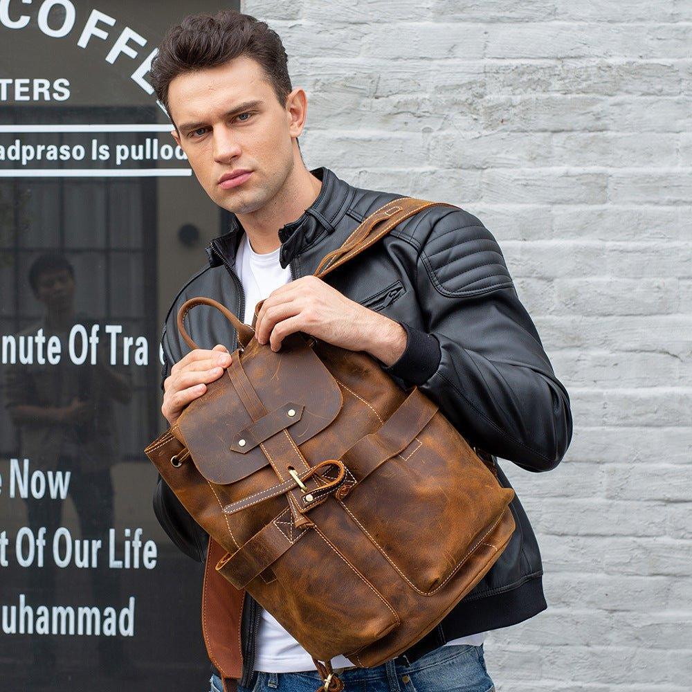 BOLSO DE CUERO UNISEX Traff VGN6781