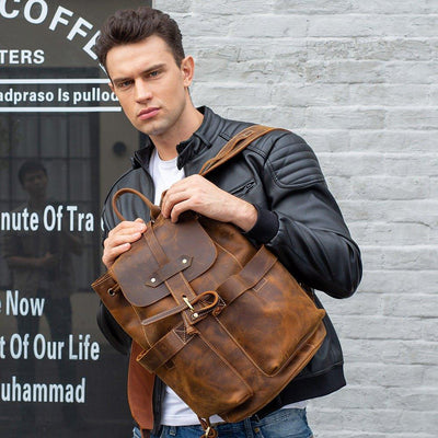 BOLSO DE CUERO UNISEX Traff VGN6781