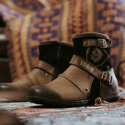 Traff Botas de Metal Vintage