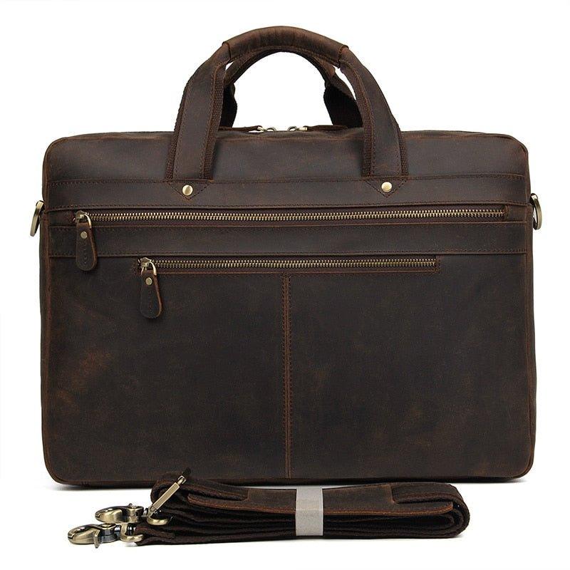 BOLSA DE CUERO UNISEX Traff VGN6735