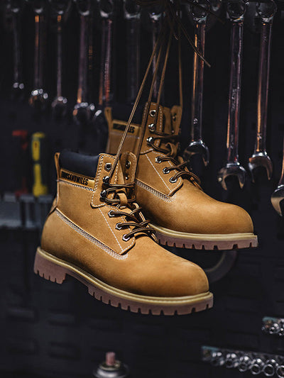 Traff Botas de Trabajo Clásicas de Cuero