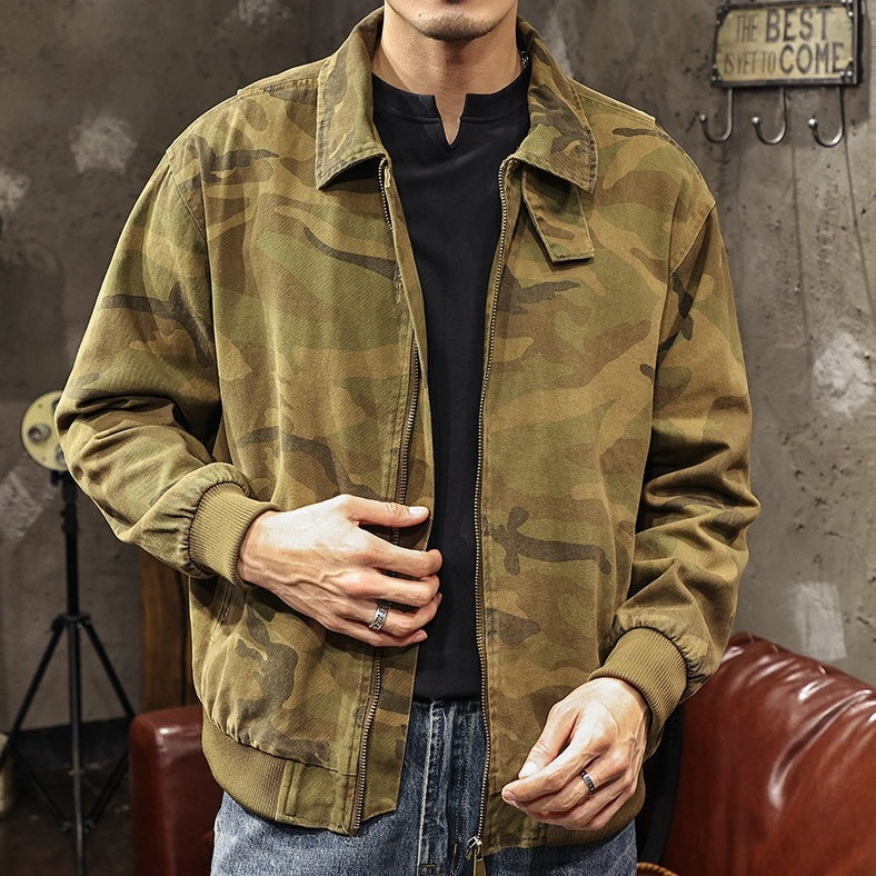 CHAQUETA Traff CAMUFLAJE CON CUELLO