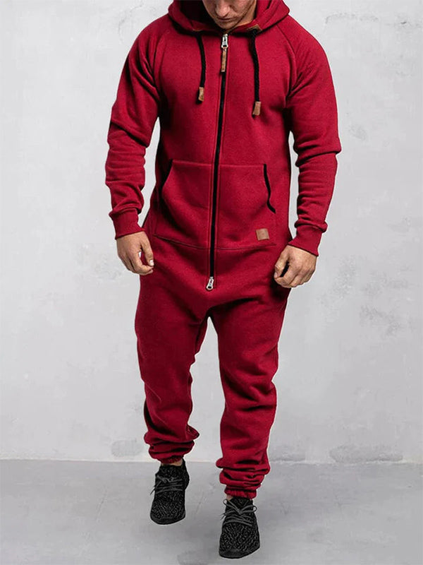 Traff Mono con Capucha de Forro Polar con Cremallera