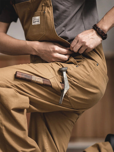 Traff Pantalón de Pato Marrón Tulum