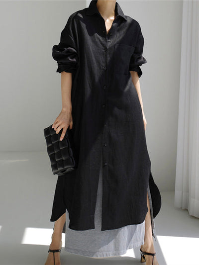 VESTIDO Traff DE LINO SECADO