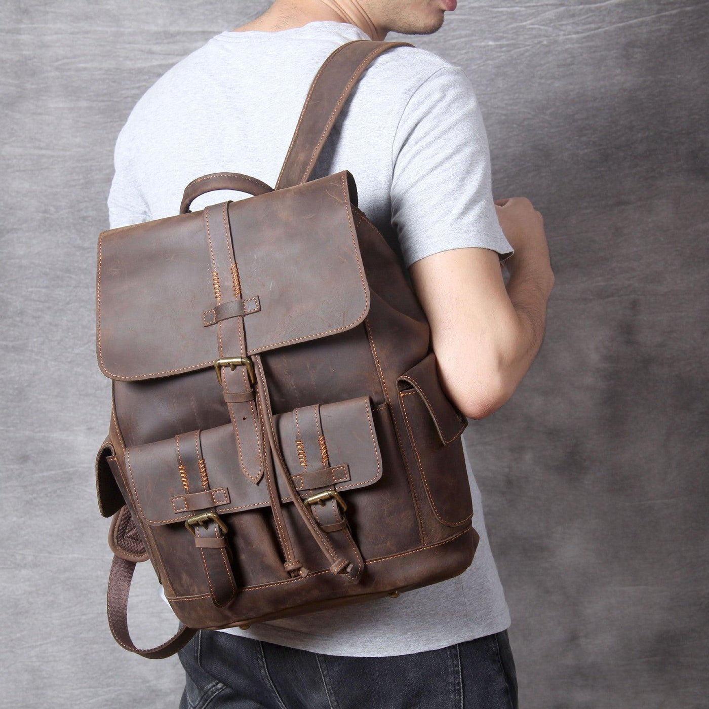 Traff UNISEX BOLSO DE CUERO VGN6766