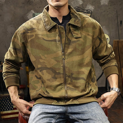 CHAQUETA Traff CAMUFLAJE CON CUELLO