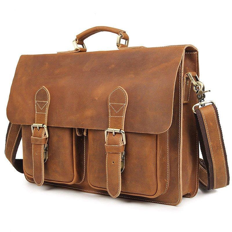 BOLSO DE CUERO UNISEX Traff VGN6732
