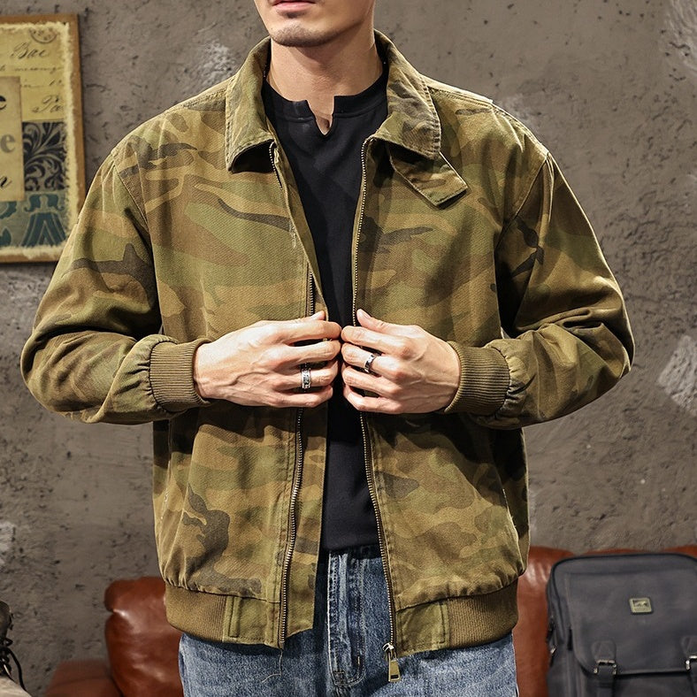 CHAQUETA Traff CAMUFLAJE CON CUELLO