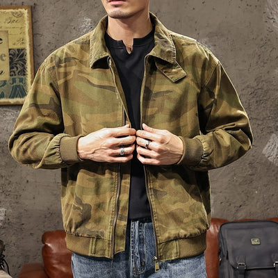 CHAQUETA Traff CAMUFLAJE CON CUELLO
