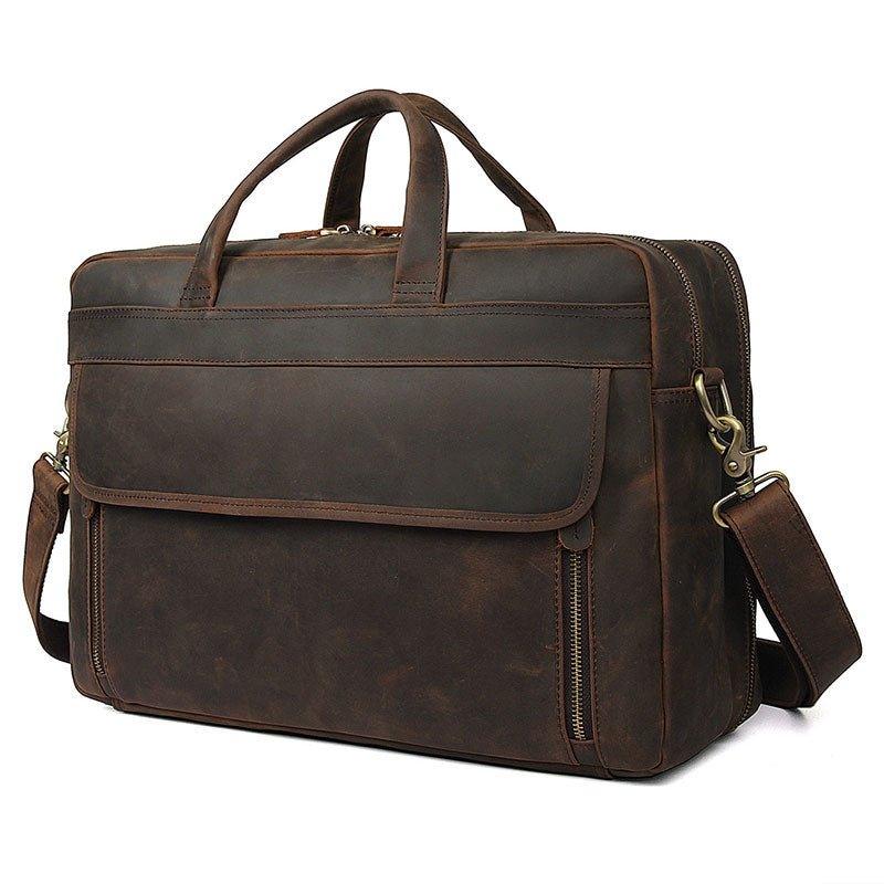 BOLSO DE CUERO UNISEX Traff VGN6748