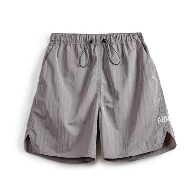 Maden Retro Training Sports Shorts with Thin Letter Embroidered Straight Shorts for Men's Summer Fashion Pants