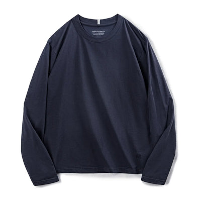 Maden New Casual Sorona Cool Long-sleeved T-shirt Quick-drying Antibacterial Round Neck Top for Men's Spring And Autumn