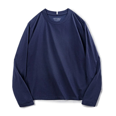 Maden New Casual Sorona Cool Long-sleeved T-shirt Quick-drying Antibacterial Round Neck Top for Men's Spring And Autumn