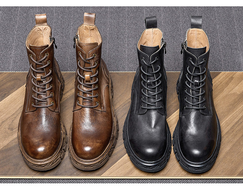 Traff Botas Martin Retro con Cremallera