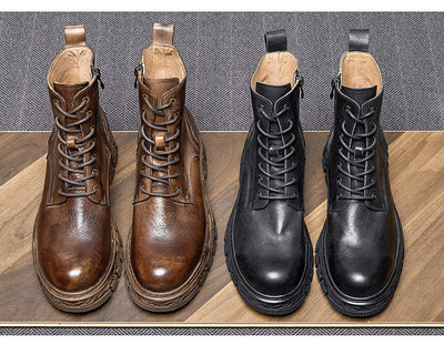 Traff Botas Martin Retro con Cremallera