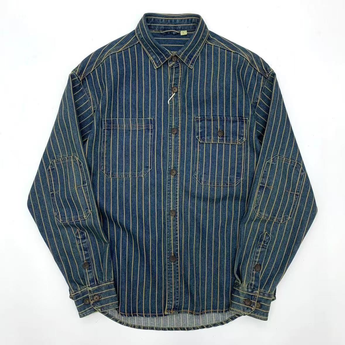 Camisa Traff Blue Grid Retro Fit