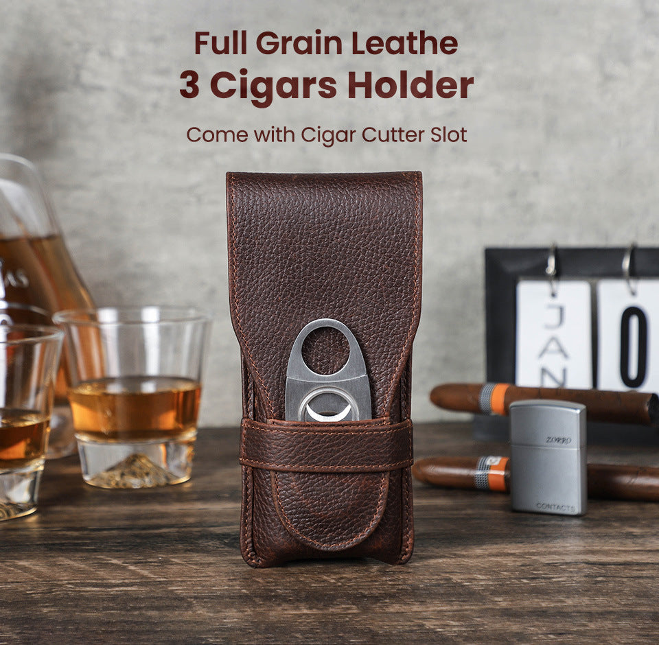 Funda Traff Slim Guard de Cuero Puro