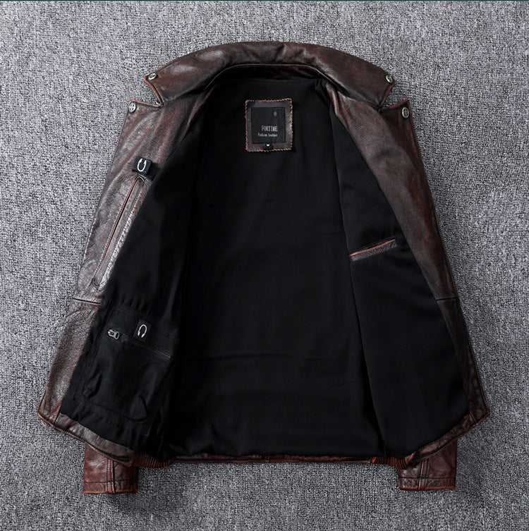 CHAQUETA DE CUERO Traff BRAWTA DECO