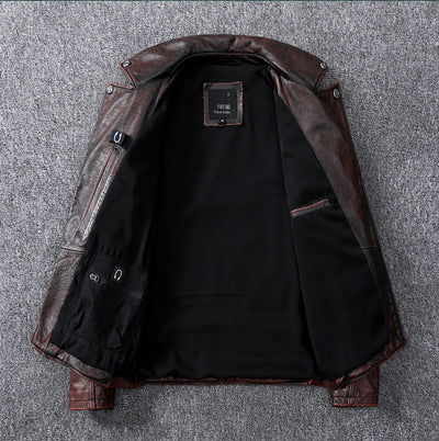CHAQUETA DE CUERO Traff BRAWTA DECO