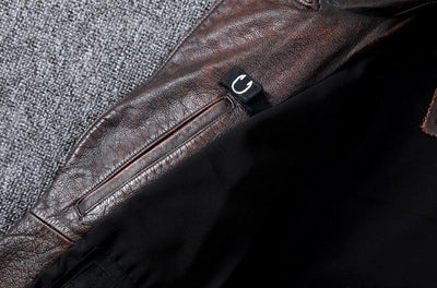 CHAQUETA DE CUERO Traff BRAWTA DECO