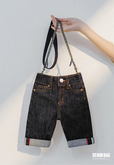 Traff Mini Bolsa de Denim para Hombro