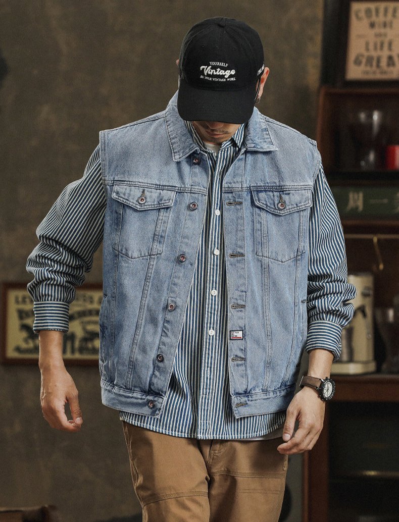 CHALECO DE DENIM Traff
