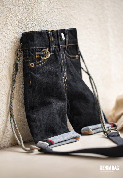 Traff Mini Bolsa de Denim para Hombro