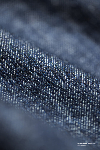 ABRIGO DE DENIM Traff CON 4 BOLSILLOS