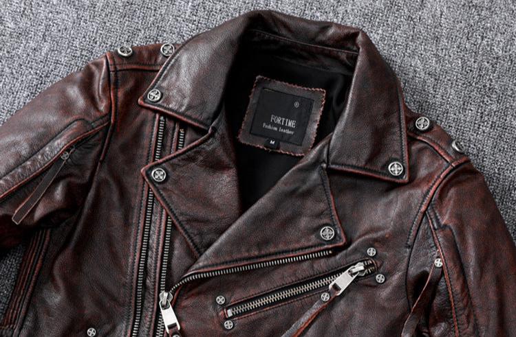 CHAQUETA DE CUERO Traff BRAWTA DECO